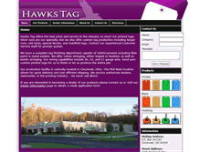 Tablet Screenshot of hawkstag.com